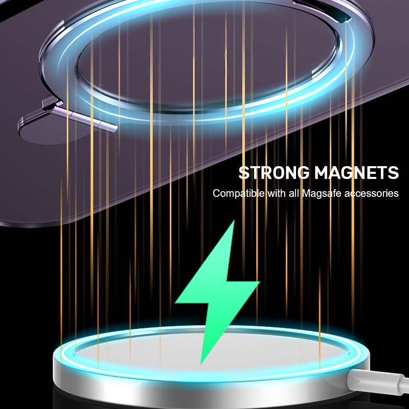 Magnetic Metal Mount For Mobile Phone (Double-Sided Full Coverage)